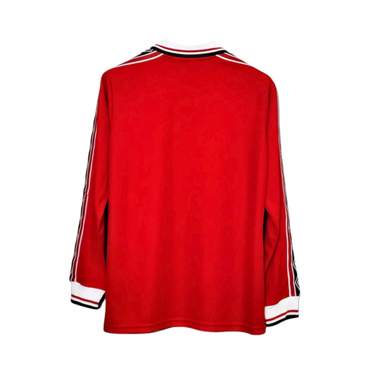 Retro Manchester United Home Shirt 98/99 - Long Sleeve - FullKit image 2