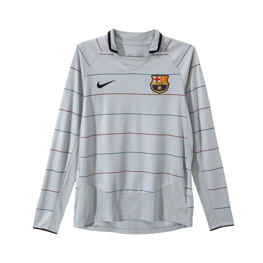 Retro Barcelona Away Shirt 04/05 - Long Sleeve - FullKit image 2