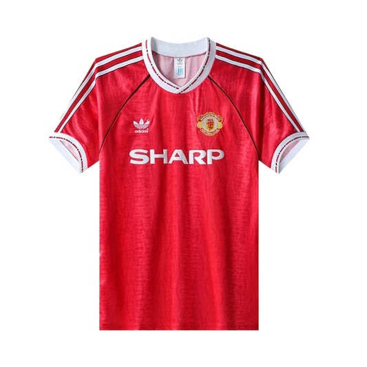 Retro Manchester United Home Shirt 91/92 - FullKit