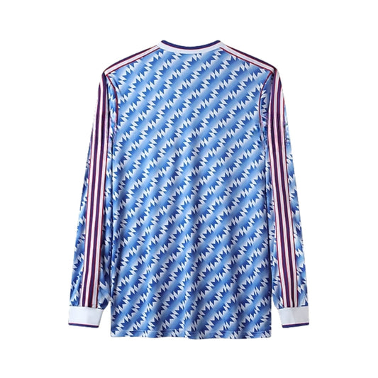 Retro Manchester United Away Shirt 91/92 - Long Sleeve - FullKit image 2