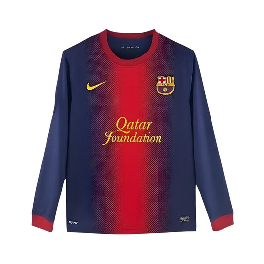 Barcelona Home Shirt 12/13 - Long Sleeve - FullKit