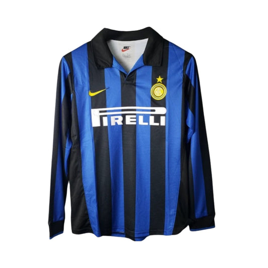Retro Inter Milan Home Shirt 98/99 - Long Sleeve - FullKit