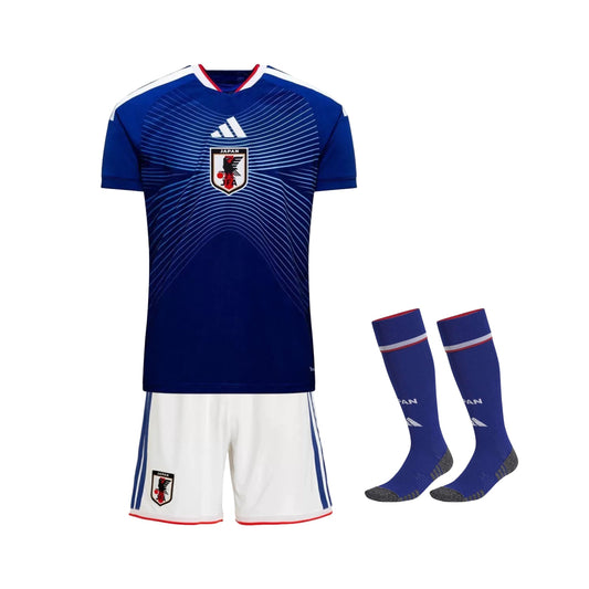 Kids Japan Home Shirt 26/27 - World Cup 2026 - FullKit