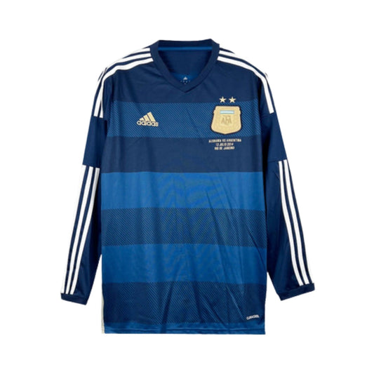 Argentina Away Shirt 14/15 - World Cup, Long Sleeve, Final - FullKit