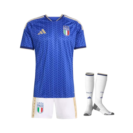 Kids Italy Home Shirt 26/27 - World Cup 2026 - FullKit