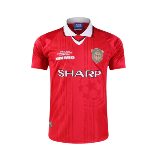Retro Manchester United Home Shirt 99/00 - Champions League - FullKit