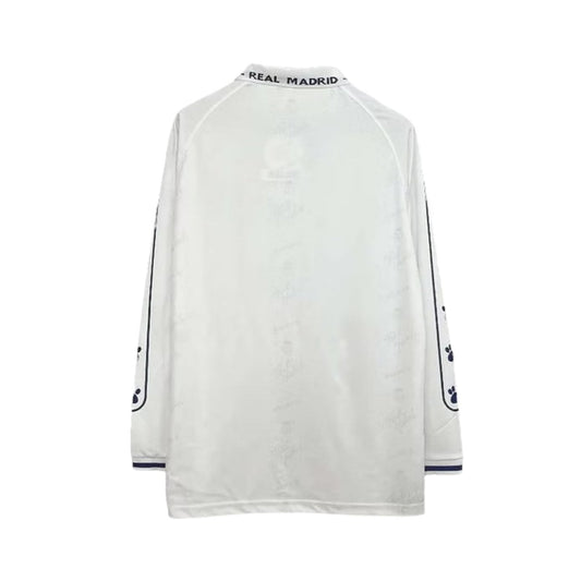 Retro Real Madrid Home Shirt 94/95 - Long Sleeve - FullKit image 2