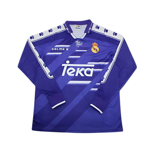 Retro Real Madrid Away Shirt 94/95 - Long Sleeve - FullKit
