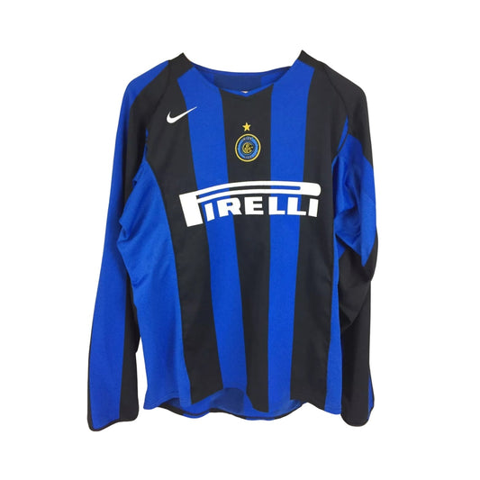 Retro Inter Milan Home Shirt 04/05 - Long Sleeve - FullKit