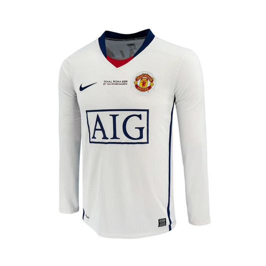 Retro Manchester United Away Special Edition Shirt 08/09 - Champions League, Long Sleeve, Final - FullKit