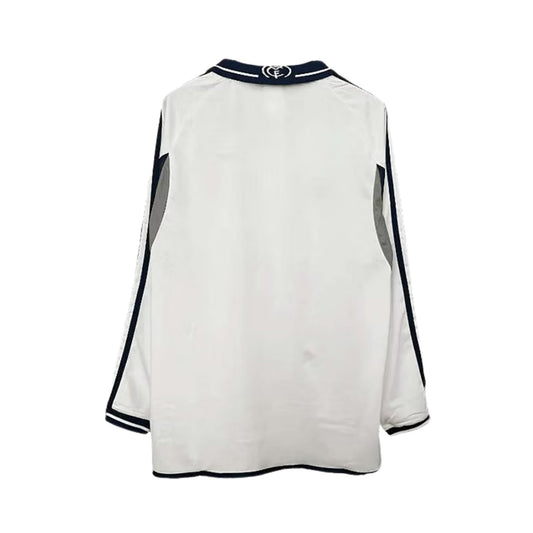 Retro Real Madrid Home Shirt 00/01 - Long Sleeve - FullKit image 2