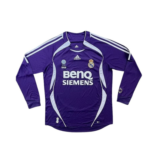 Retro Real Madrid Away Shirt 06/07 - Long Sleeve - FullKit