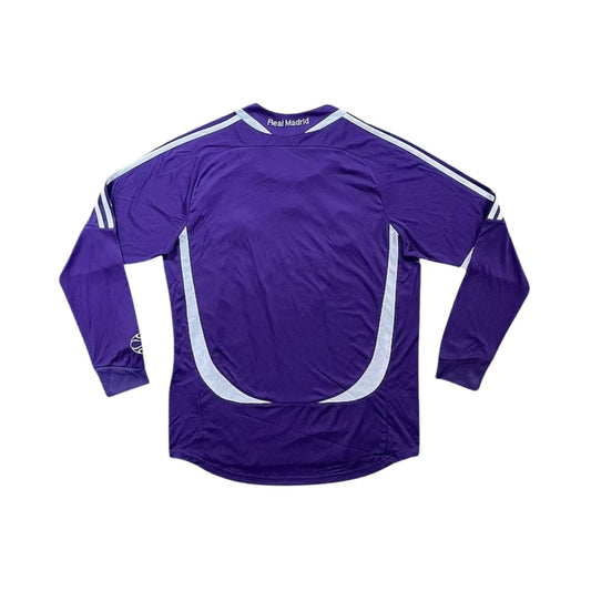 Retro Real Madrid Away Shirt 06/07 - Long Sleeve - FullKit image 2