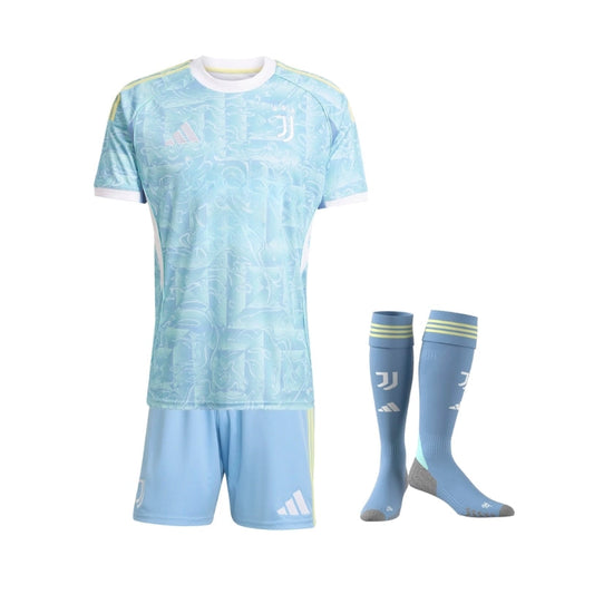 Kids Juventus Away Shirt 25/26 - FullKit