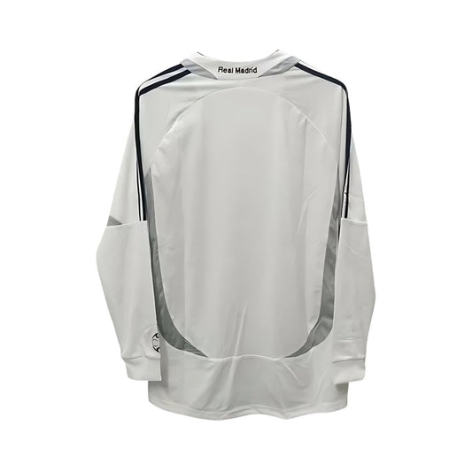 Retro Real Madrid Home Shirt 06/07 - Long Sleeve - FullKit image 2