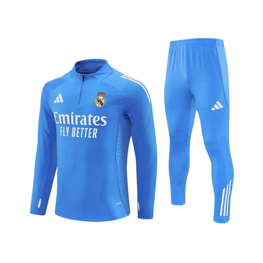 Real Madrid 1/2 Zip Tracksuit 25/26 - FullKit