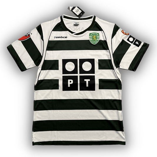 Retro Sporting CP Home Shirt 02/03 - FullKit