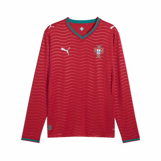 Portugal Home Shirt 26/27 - World Cup 2026, Long Sleeve - FullKit