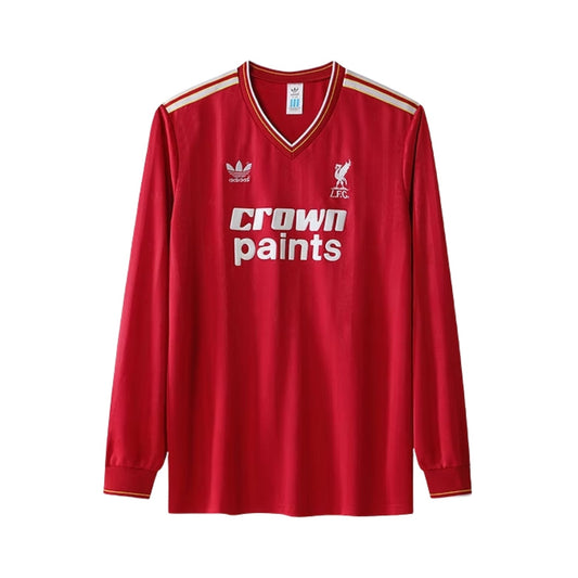 Liverpool Home Shirt 85/86 - Long Sleeve - FullKit