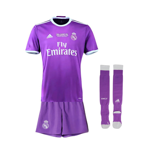 Real Madrid Away Shirt 16/17 - Champions League, Final - FullKit