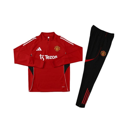 Manchester United 1/2 Zip Tracksuit 25/26 - FullKit