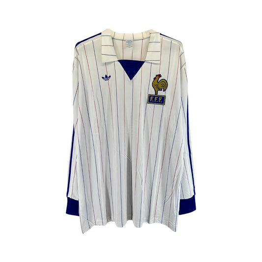 France Away Shirt 81/82 - Long Sleeve - FullKit