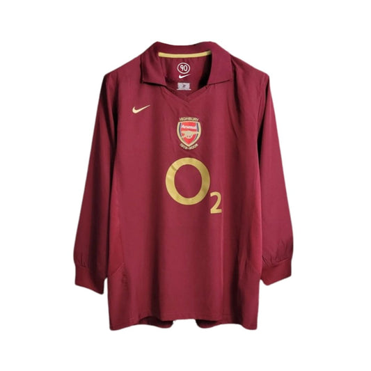 Retro Arsenal Home Shirt 05/06 - Long Sleeve - FullKit