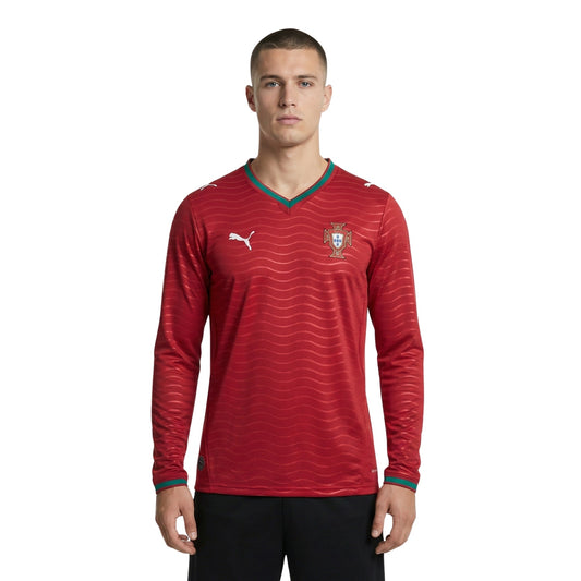 Portugal Home Shirt 26/27 - World Cup 2026, Long Sleeve - FullKit image 2