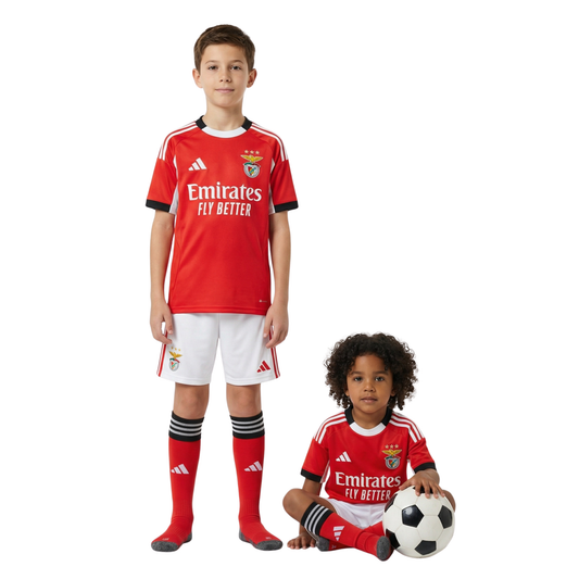 Kids Benfica Home Shirt 25/26 - FullKit image 2