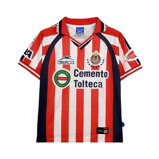 Retro C.D. Guadalajara Chivas Home Shirt 99/00 - FullKit