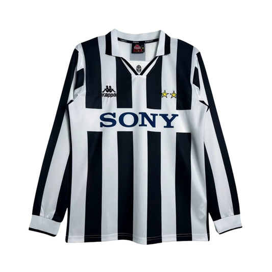 Retro Juventus Home Shirt 95/96 - Long Sleeve - FullKit