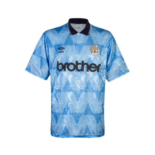 Manchester City Home Shirt 89/90 - FullKit
