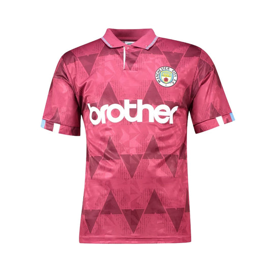 Manchester City Away Shirt 89/90 - FullKit
