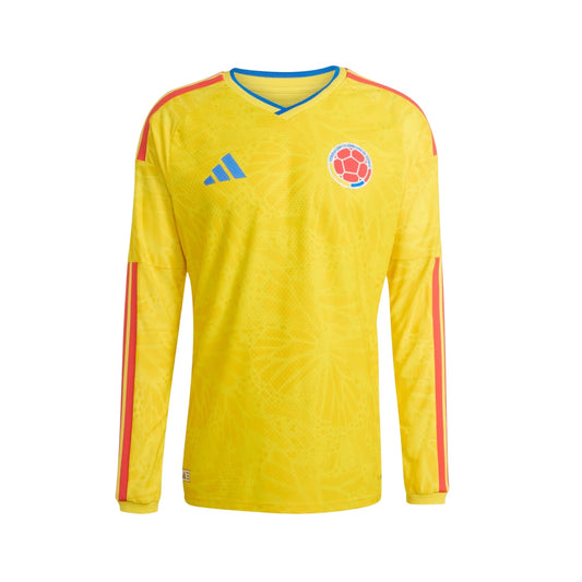 Colombia Home Shirt 26/27 - World Cup 2026, Long Sleeve - FullKit