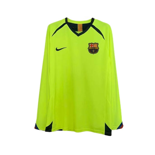 Retro Barcelona Away Shirt 05/06 - Long Sleeve - FullKit image 2