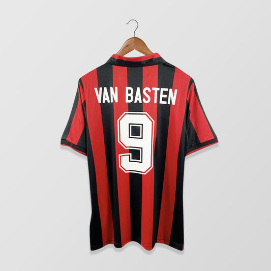Retro AC Milan Home Shirt 91/92 - Van Basten 9 – FullKit