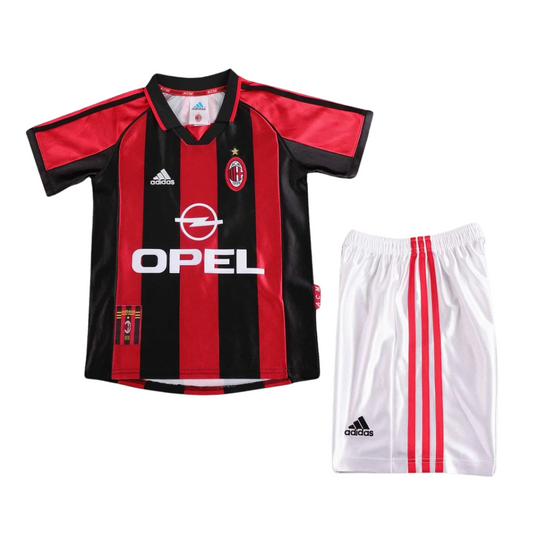 Kids Retro AC Milan Home Kit 98/99 – FullKit