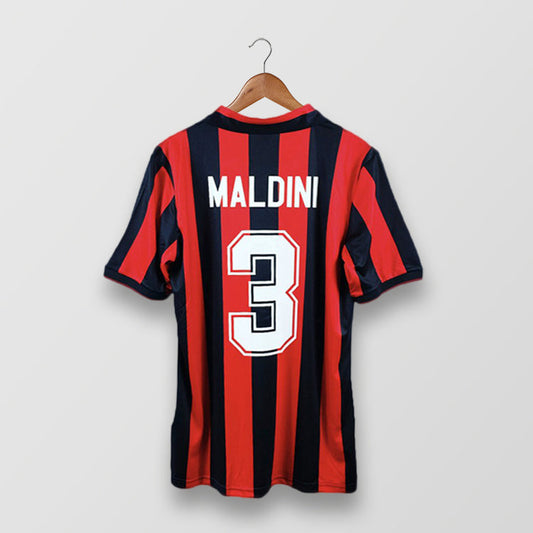 Retro AC Milan Home Shirt 91/92 - Maldini 3 – FullKit