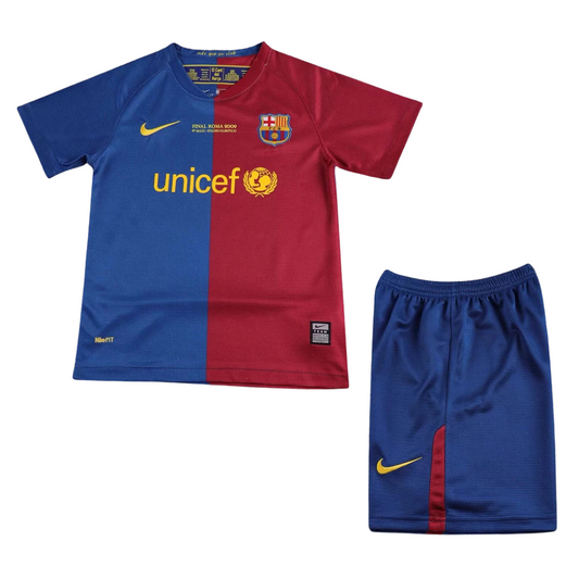 Kids Retro Barcelona Home Kit 08/09 – FullKit