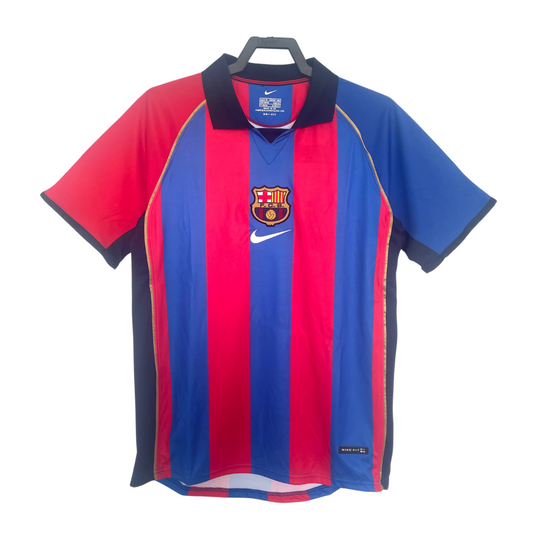 Retro Barcelona Home Shirt 01/02 – FullKit