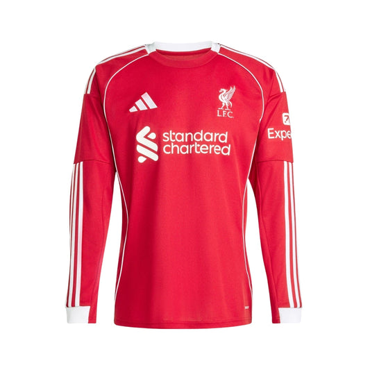 Liverpool Home Shirt 25/26 - Long Sleeve - FullKit