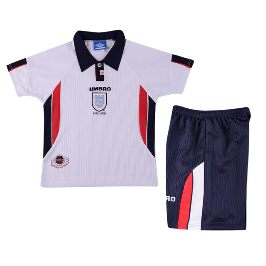 Kids Retro England Home Kit 1998 – FullKit