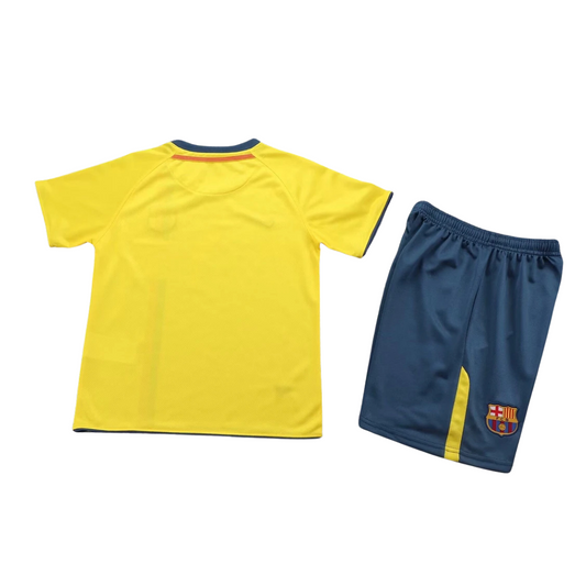 Kids Retro Barcelona Away Kit 08/09 – FullKit image 2
