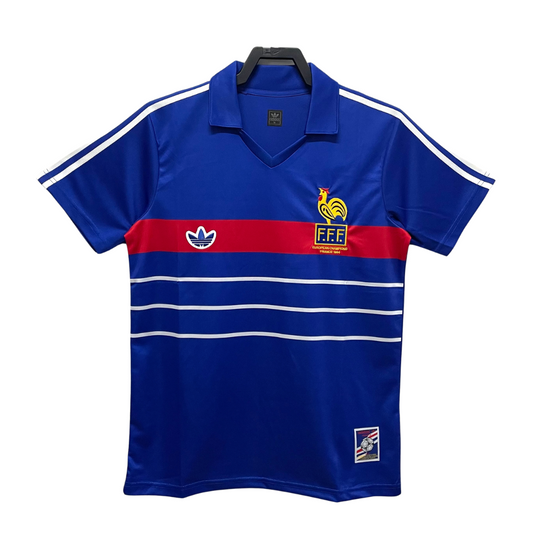 Retro France Home Shirt 1984 – FullKit