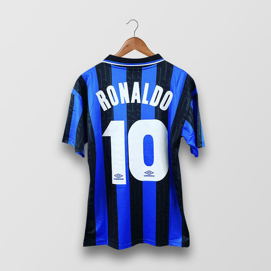 Retro Inter Milan Home Shirt 97/98 - Ronaldo 10 – FullKit