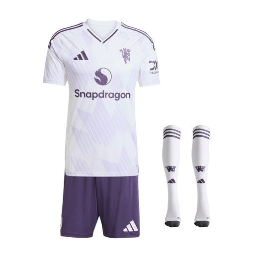 Kids Manchester United Away Shirt 25/26 - FullKit