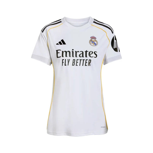 Real Madrid Home Shirt 25/26 - Women's - FullKit