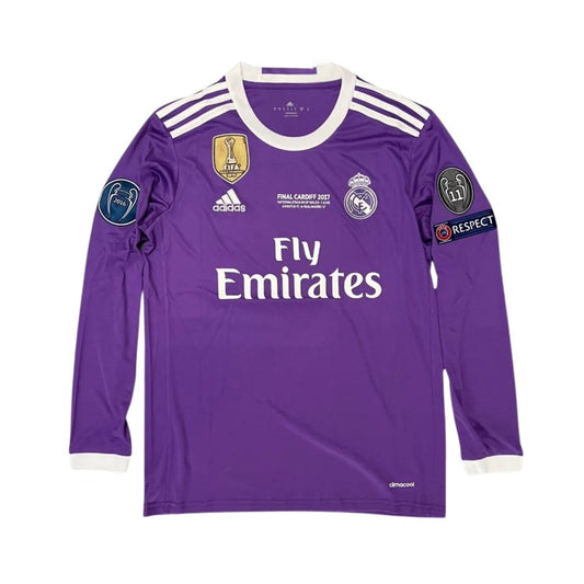 Real Madrid Away Shirt 16/17 - Long Sleeve - FullKit