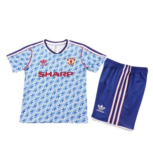 Kids Retro Manchester United Away Kit 91/92 – FullKit