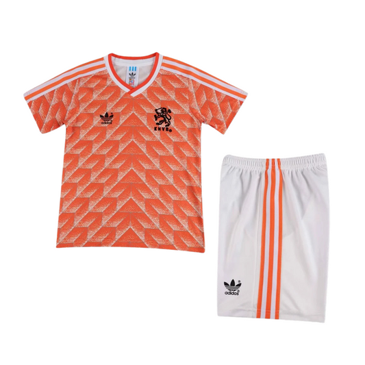 Kids Retro Netherlands Home Kit 1988 – FullKit